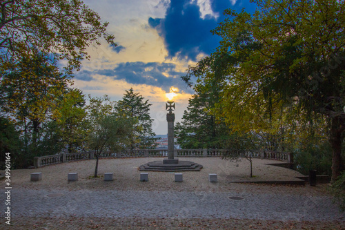 Parque La-Salette em Oliveira de Azeméis, Portugal