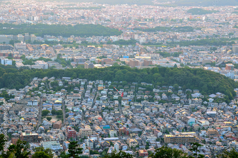 京都の大文字山からの眺め