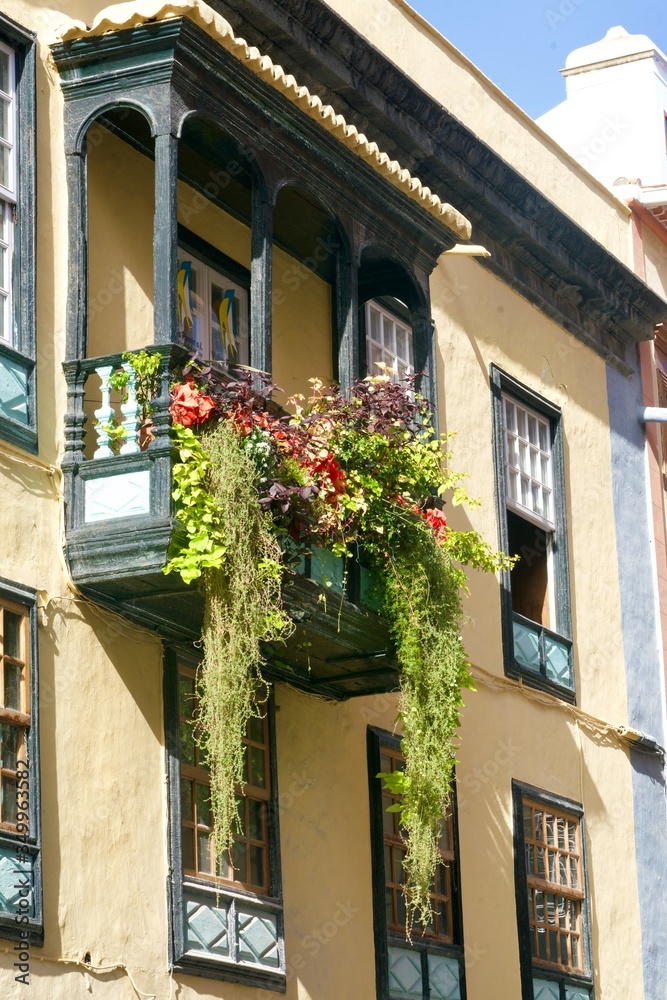 Flowered balcony