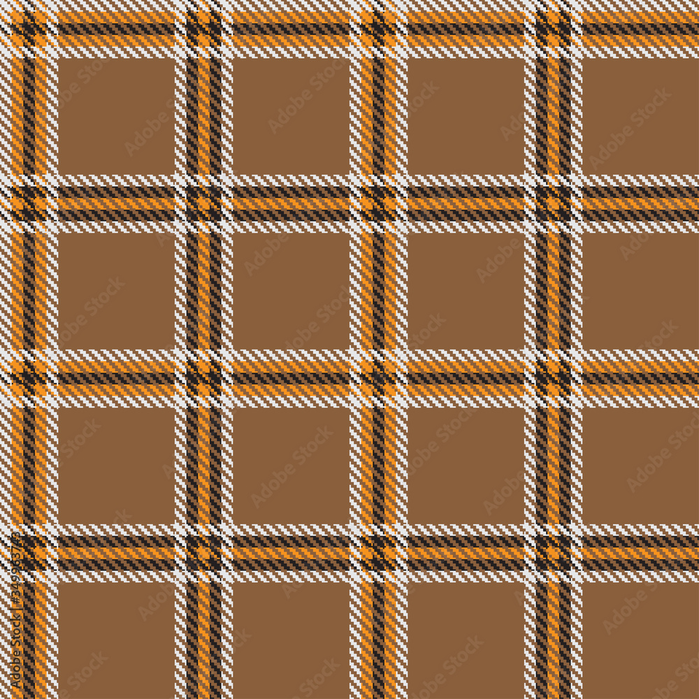 Naklejka premium Classical checkered tartan pattern.