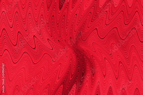 Wavy red grunge background. Abstract red background.