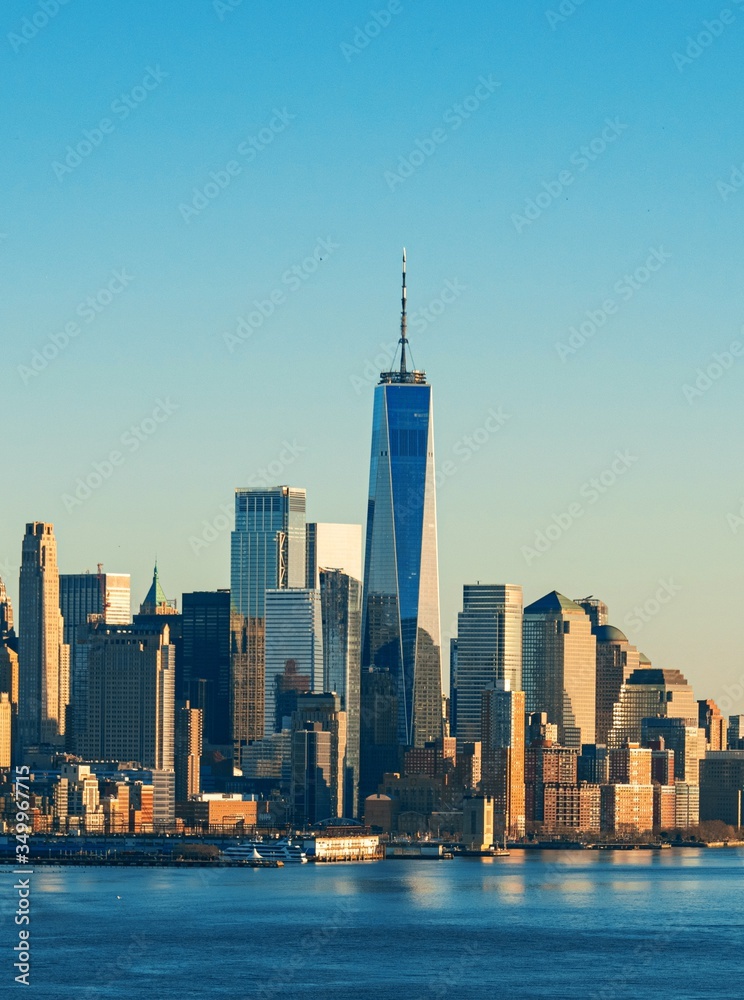 Fototapeta premium New York City downtown skyline