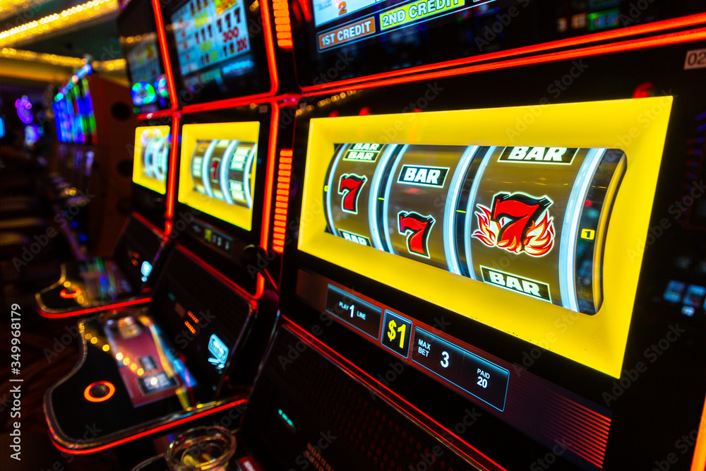 Casino slot machine in Las Vegas foto de Stock | Adobe Stock