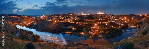 Toledo skyline at night