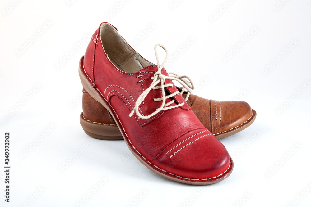 women's shoes photographed on a white background