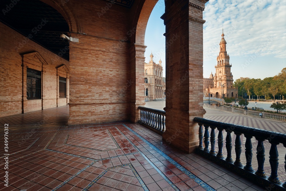 Fototapeta premium Seville Plaza de Espana
