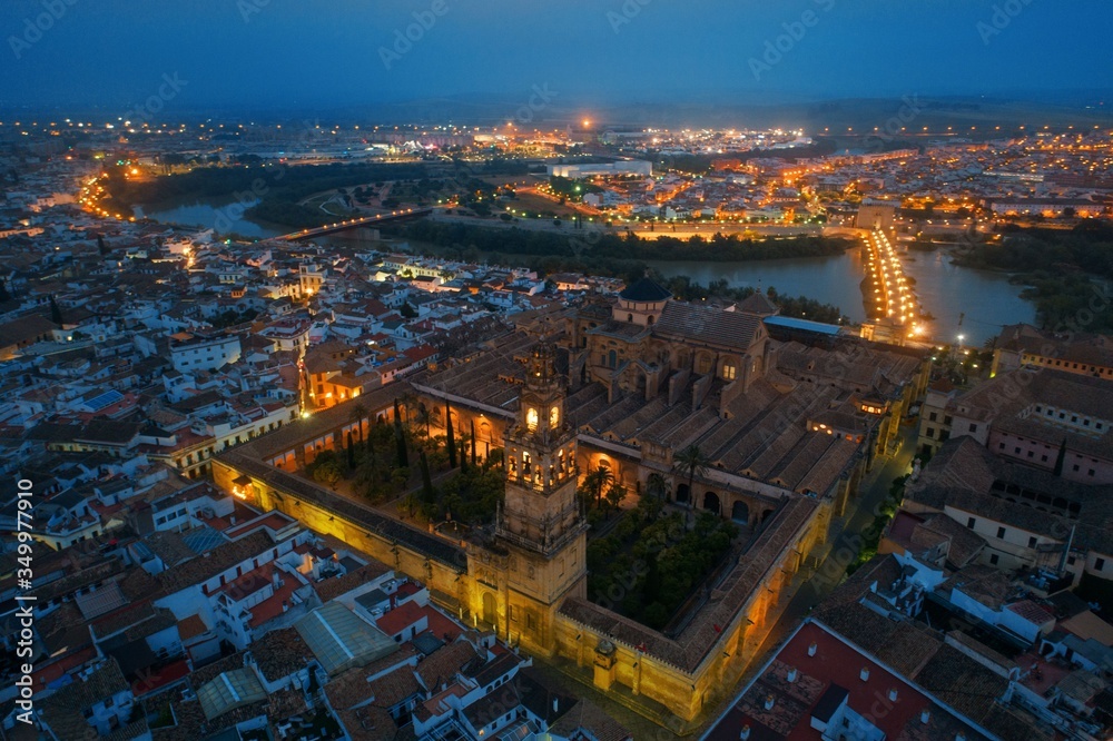 The Mosque–Cathedral of Córdoba aerial view