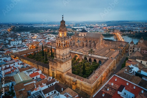 The Mosque–Cathedral of Córdoba aerial view photo