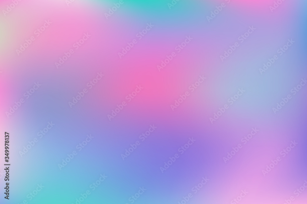 Blurred gradient mesh