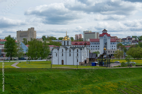 Vitebsk,Belarus- 14 May 2020: Annunciation Church and Church of Holy Prince Alexander Nevsky photo