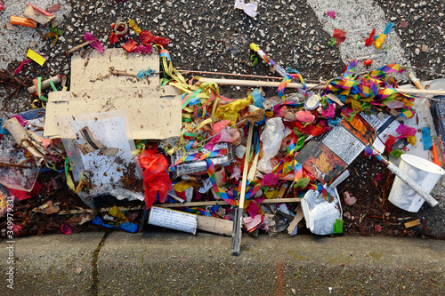 Umweltverschmutzung Silvester