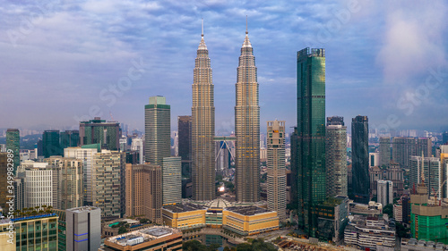Kuala Lumpur Skyline  Malaysia.