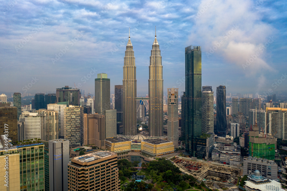 Obraz premium Kuala Lumpur Skyline, Malaysia.