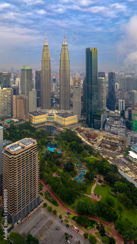 Canvas Print Kuala Lumpur Skyline, Malaysia.