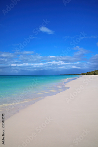 Fayaoue beach on the coast of Ouvea lagoon, Mouli and Ouvea Islands, Loyalty Islands, New Caledonia © donyanedomam
