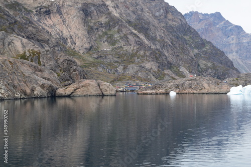 Prins christiansund fjord in greenland photo