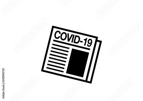 Covid-19 newspaper vector