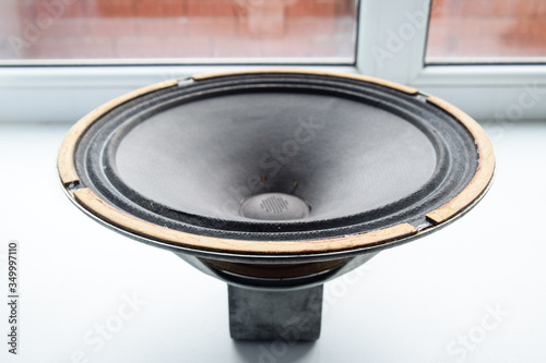 an Antique Soviet woofer 5gd-3 from vintage acoustics Symphony. photo