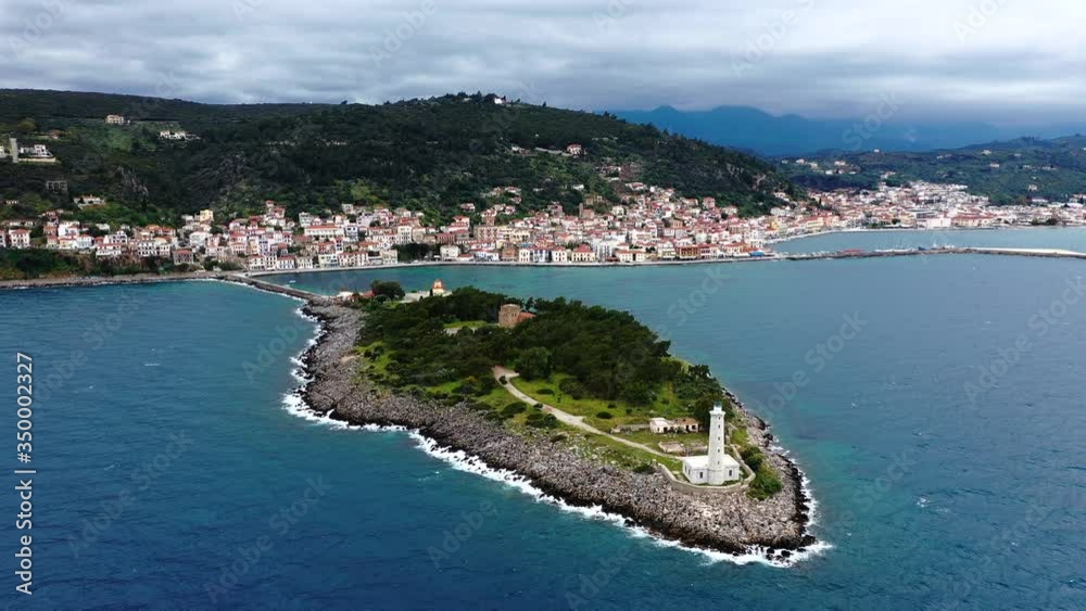 4k Aerial view of Gytheio, Greece 4k Aerial view of Gytheio, Greece
