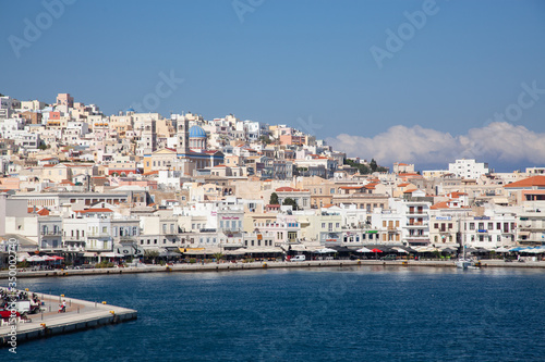 Fototapeta Naklejka Na Ścianę i Meble -  syros island, greece the hidden gem of the Cyclades