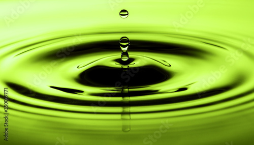 Water drop green