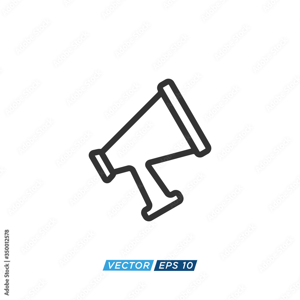 Megaphone or Loudspeaker Icon Design Vector Megaphone or Loudspeaker Icon Design Vector