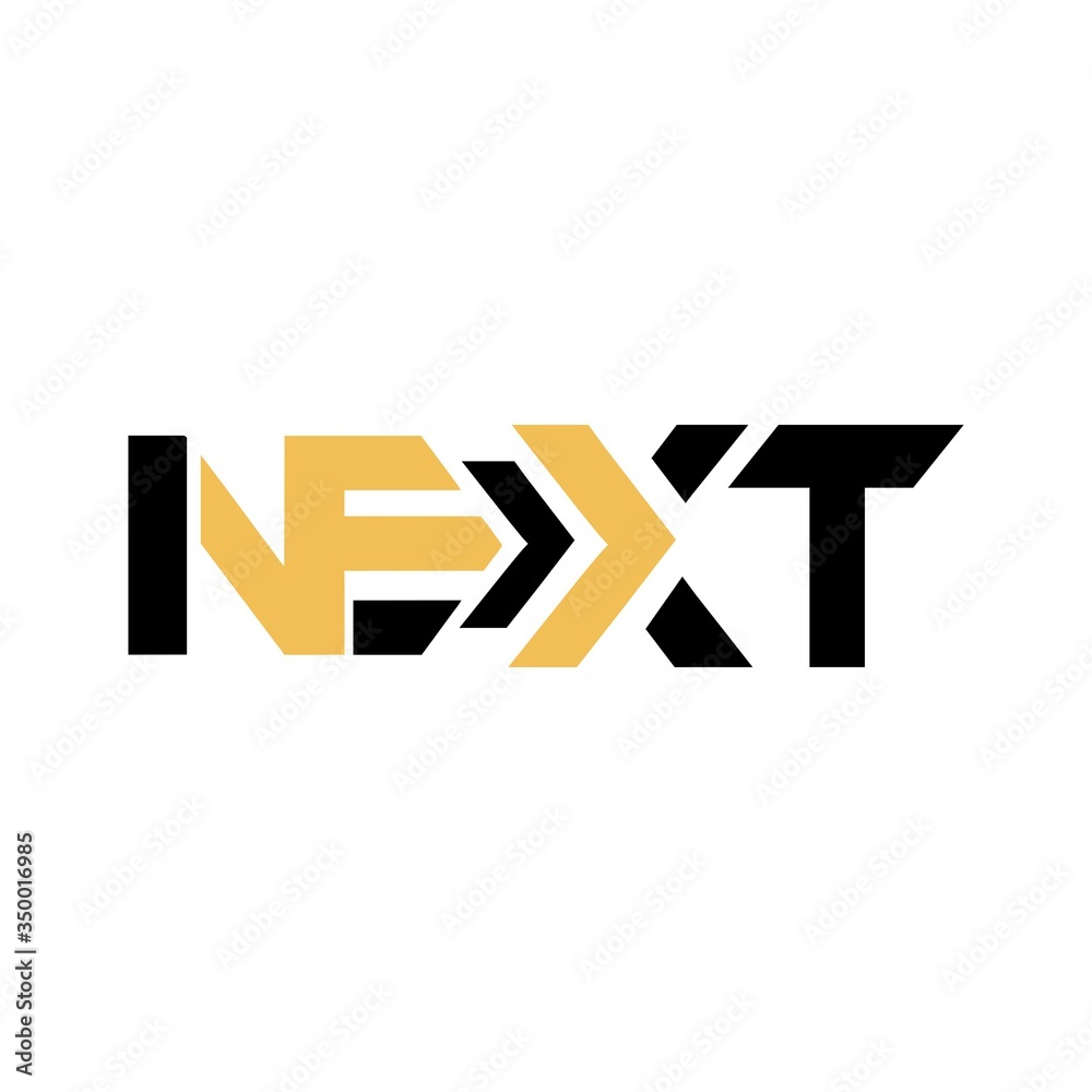 NEXT initials letter business and tech logo and vector icon NEXT initials letter business and tech logo and vector icon