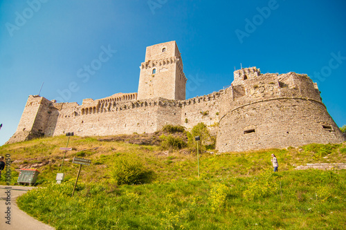 Rocca Maggiore Castle in Assisi, Italy photo