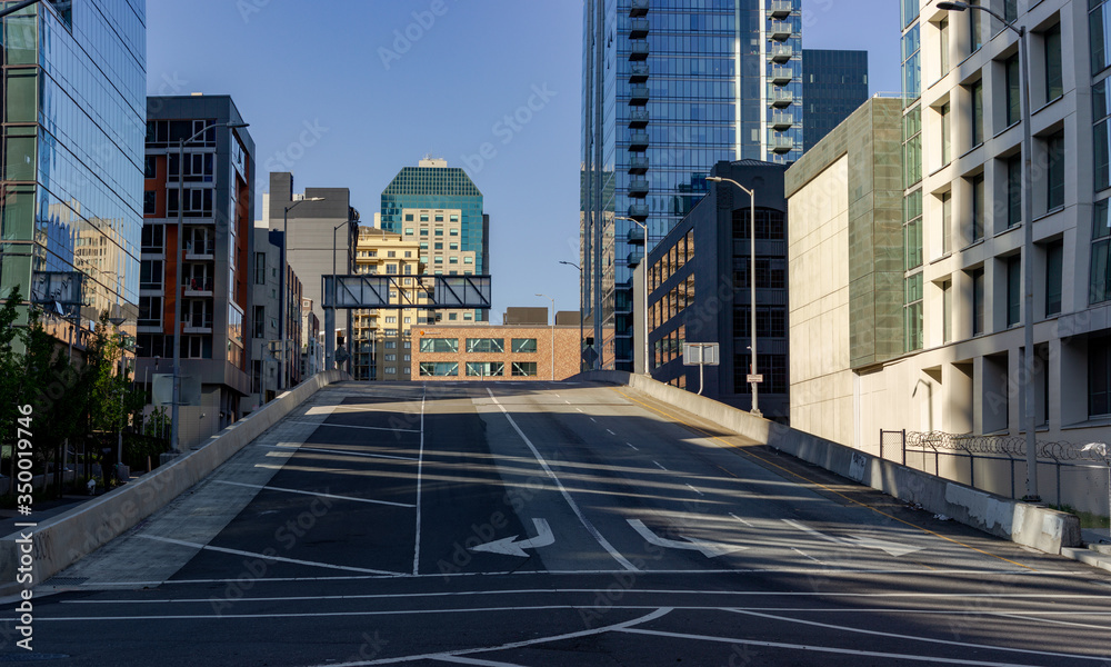 The new normal: empty streets in San Francisco due to sheltering in place