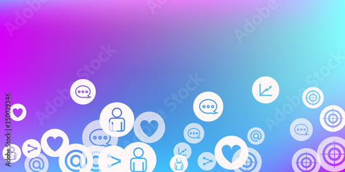 Social media marketing, Communication networking