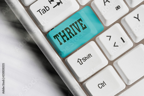 Obraz na plátně Handwriting text Thrive