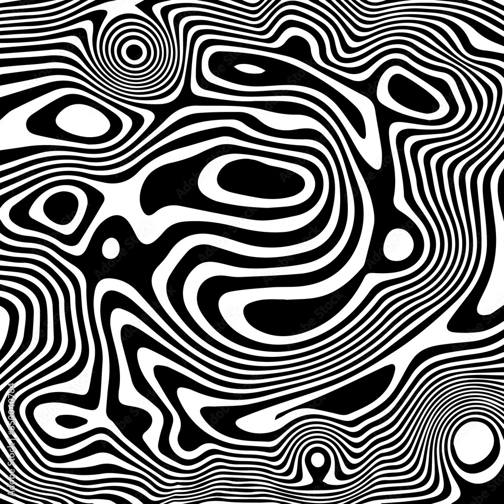 Black and white striped abstract background