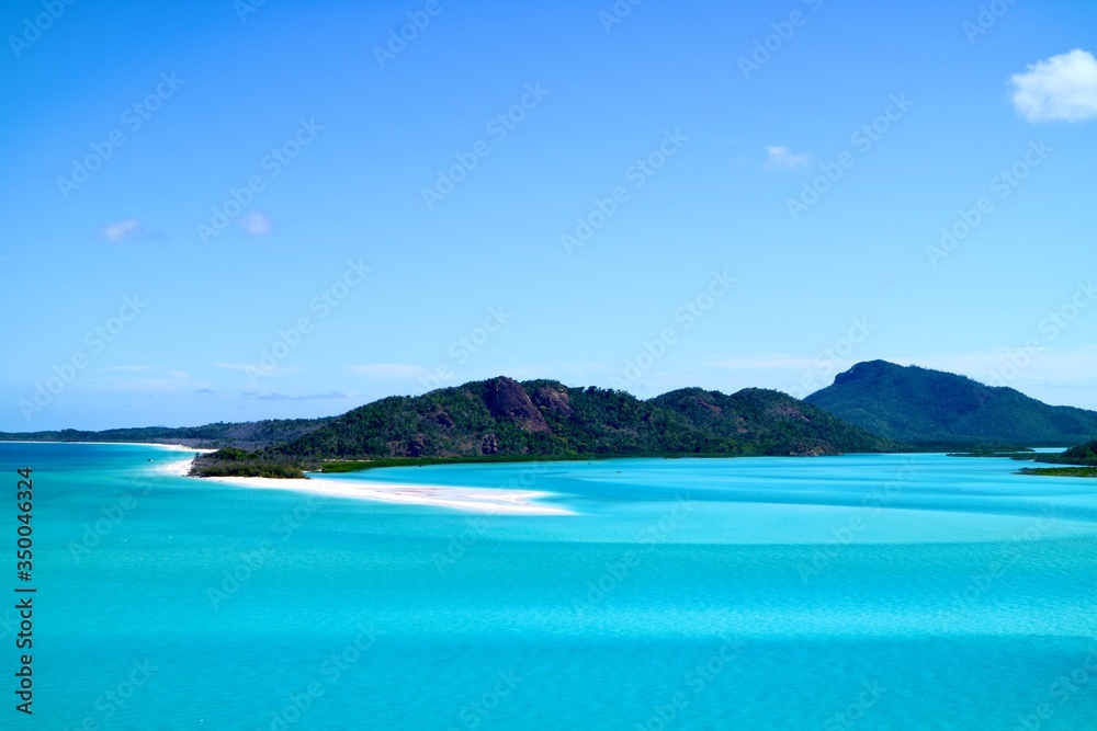 Whitehaven Beach in Whitsunday Island in QLD Australia Whitehaven Beach in Whitsunday Island in QLD Australia