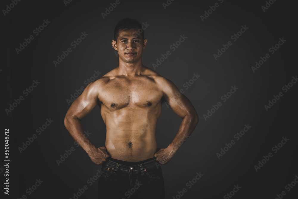 Fototapeta premium handsome asian man