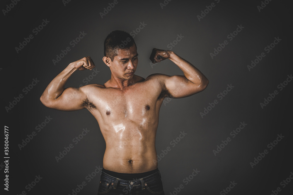 Fototapeta premium handsome asian man