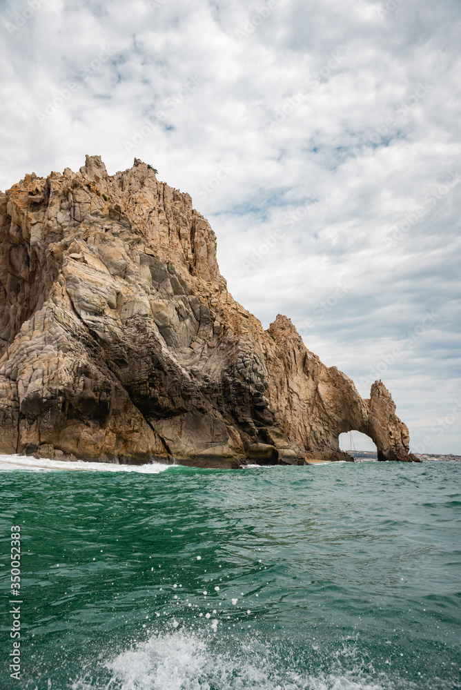 The arch of Cabo San Lucas, is a distinctive rock formation at the southern tip of Cabo San Lucas, which is itself the extreme southern end of Mexico's Baja California Peninsula