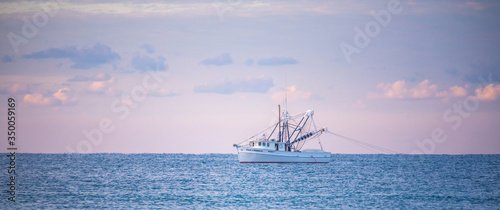 Shrimp Boats at Sunrise