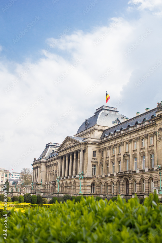 the palace in the city of brussels