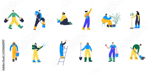 Garden work concept vector 