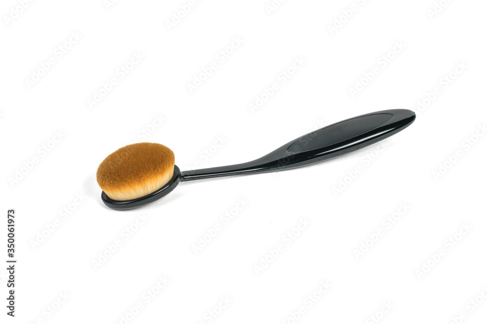 Isolated makeup brush on a white background.