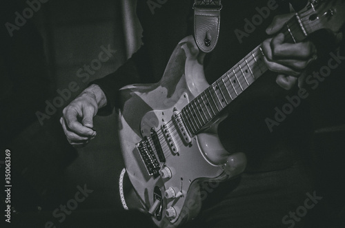 Canvastavla GUITARRA ROCK