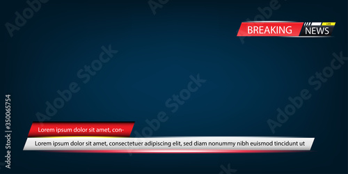 Breaking News template title  background for screen TV.