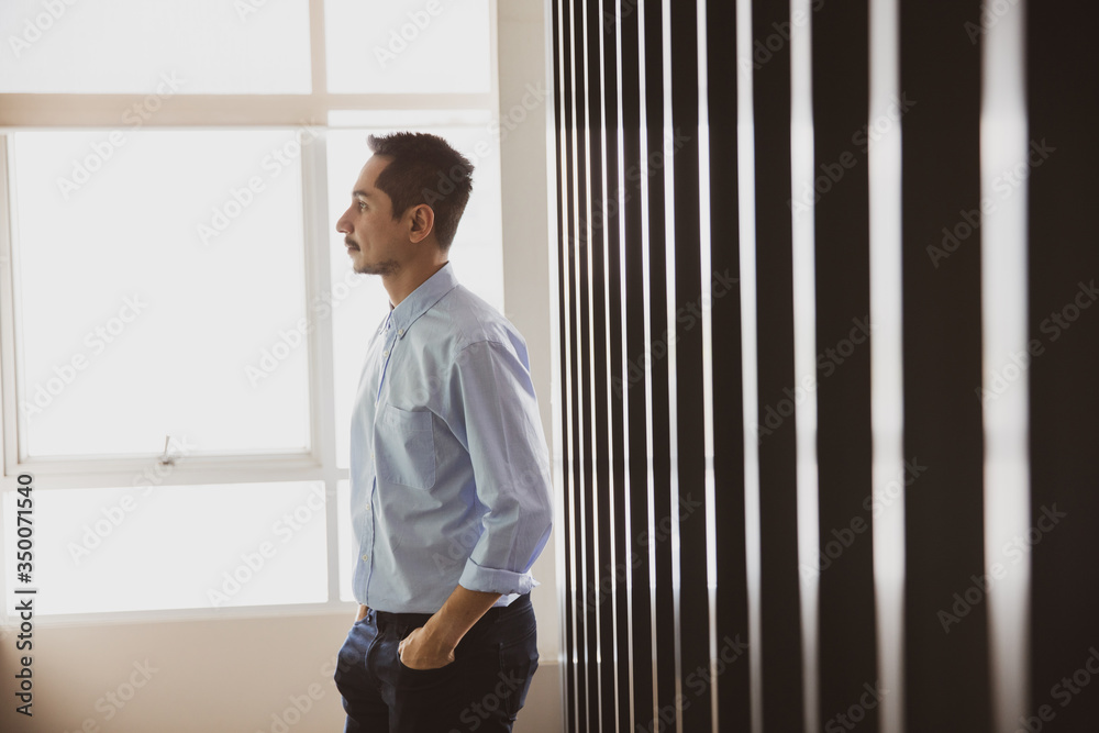 Young businessman asian looking ahead. Portrait of a happy handsome young man in office. Young cool trendy man looking future. Young businessman asian looking ahead. Portrait of a happy handsome young man in office. Young cool trendy man looking future.