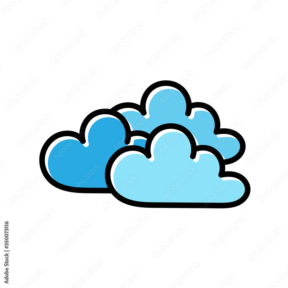 cloud hand drawn icon vector design cloud hand drawn icon vector design