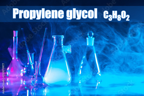Chemist in a protective sui...