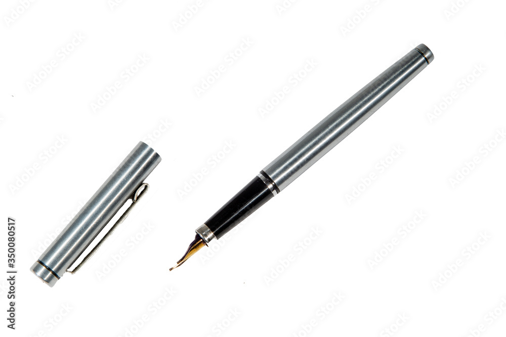 ink pen on a white background ink pen on a white background