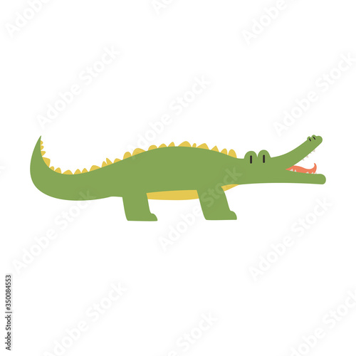 Cute Crocodile Vector