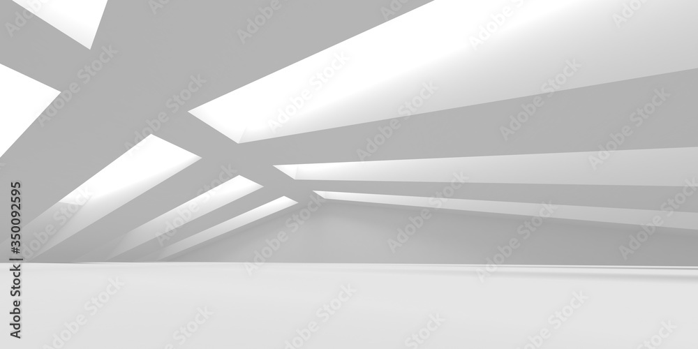 Abstract White Architecture Design Concept Abstract White Architecture Design Concept