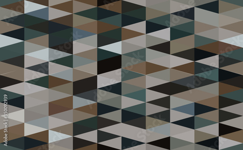 The Seamless Stained Glass Patterns, Abstract Colorful Triangle Patterns 
