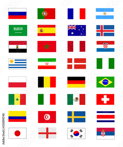 Free Download colored flags vector illustration design - GFXLoad